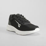 Zapatilla deportiva negra suela blanca UTWO
