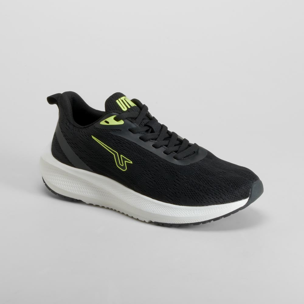 Zapatilla deportiva walking negra UTWO