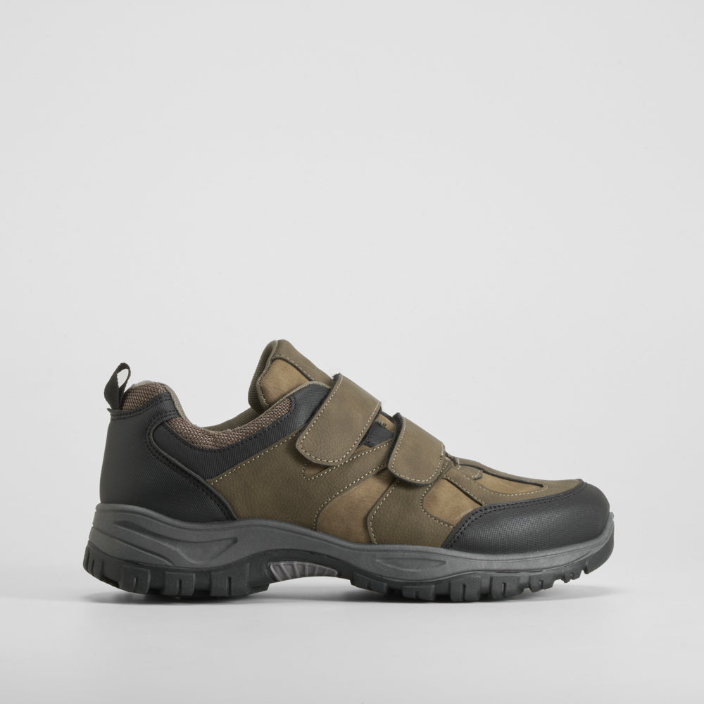 Deportiva trekking cierre velcro verde UDOK