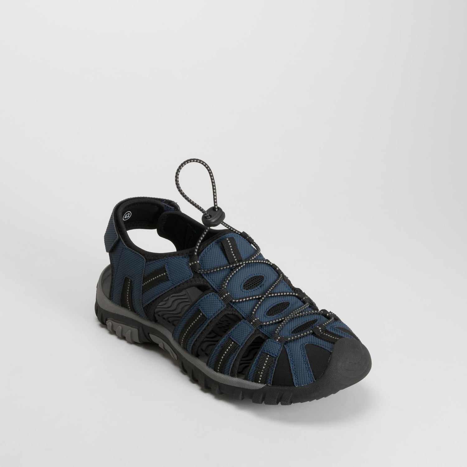 Sandalia outdoor cerrada cordón elástico azul UDOK