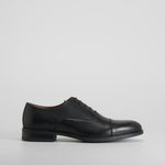 Zapato negro elegante piel FOSCO