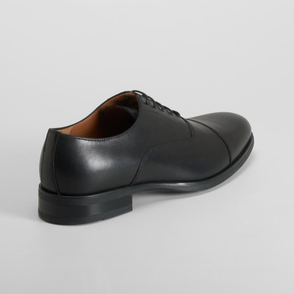 Zapato negro elegante piel FOSCO