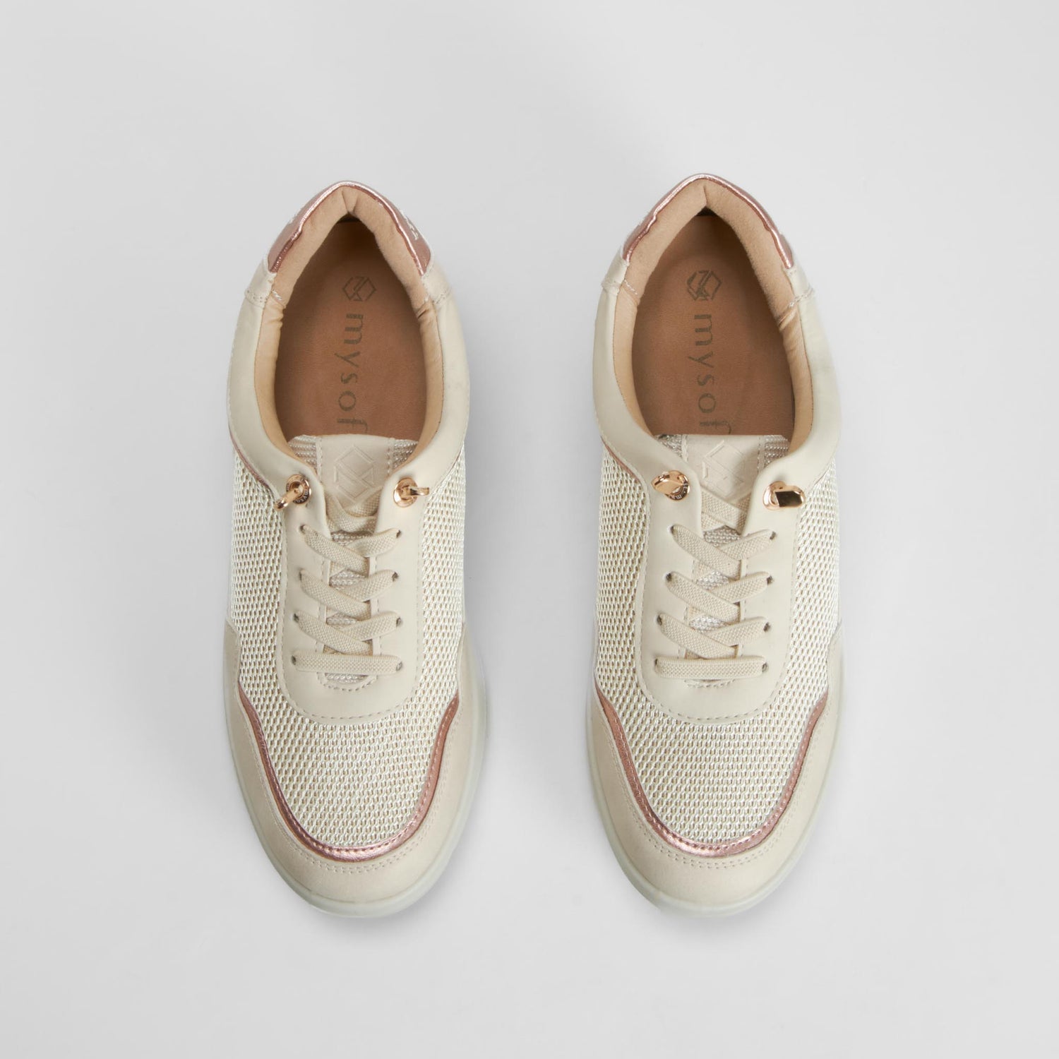Sneaker cuña confort blanca MYSOFT