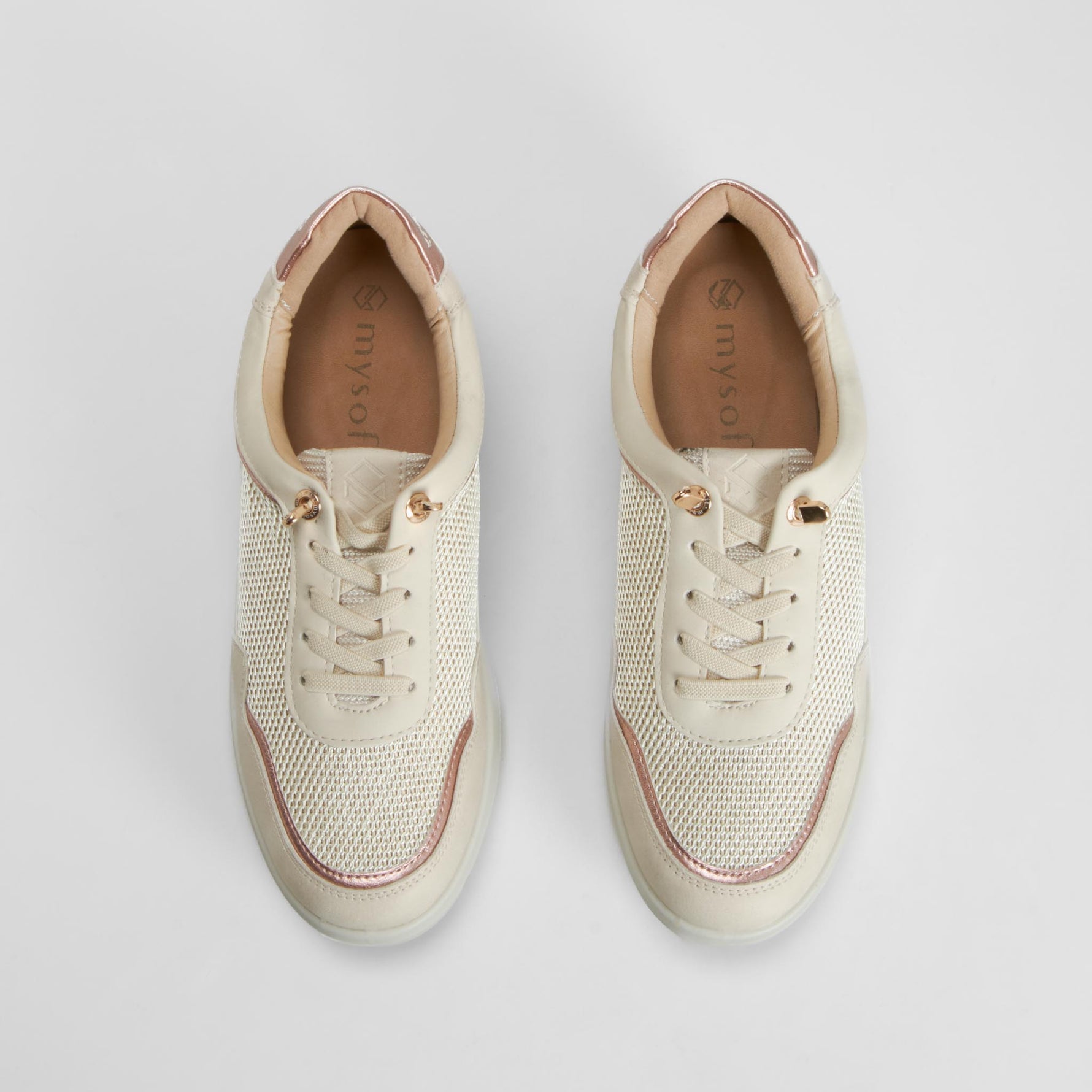 Sneaker cuña confort blanca MYSOFT