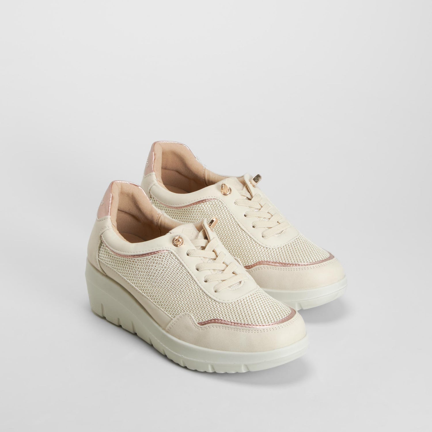 Sneaker cuña confort blanca MYSOFT