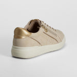Deportiva beige con cremallera lateral RELIFE