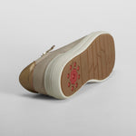 Deportiva beige con cremallera lateral RELIFE