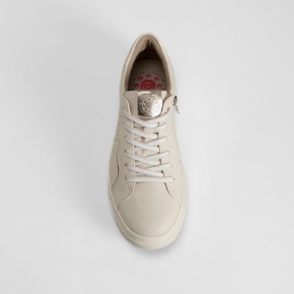 Zapatilla con cordones beige RELIFE