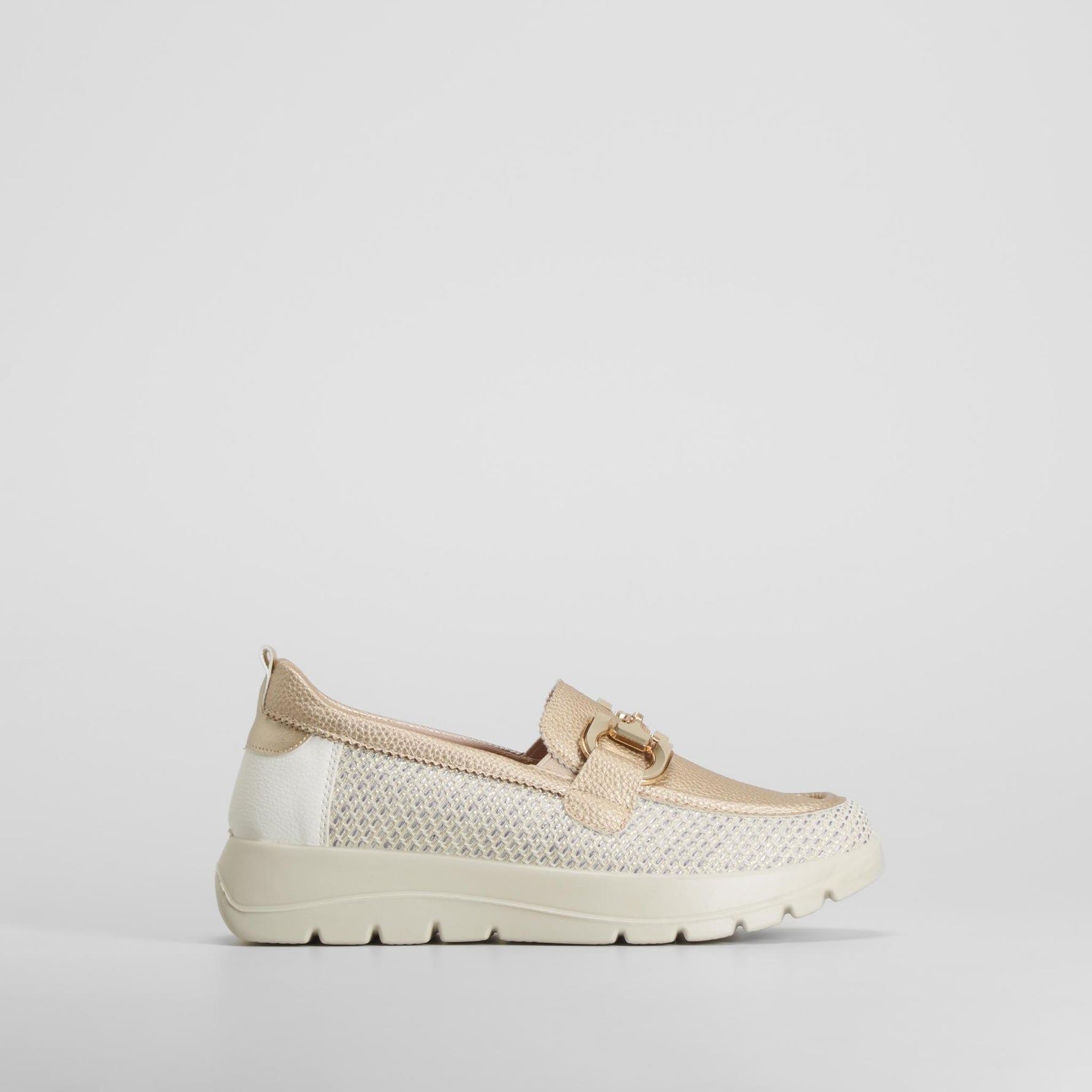 Mocasín confort plata MYSOFT