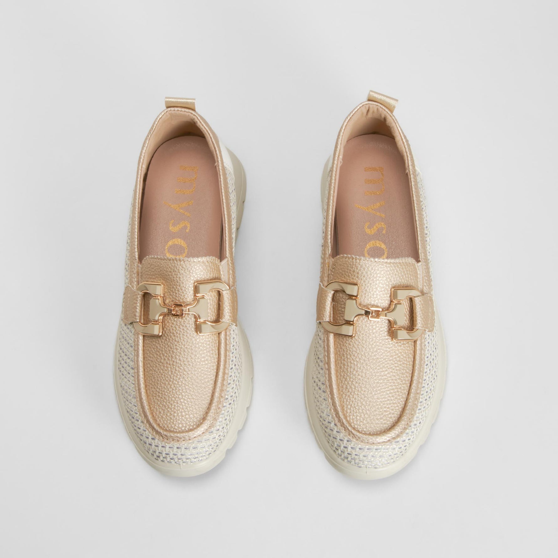 Mocasín confort plata MYSOFT