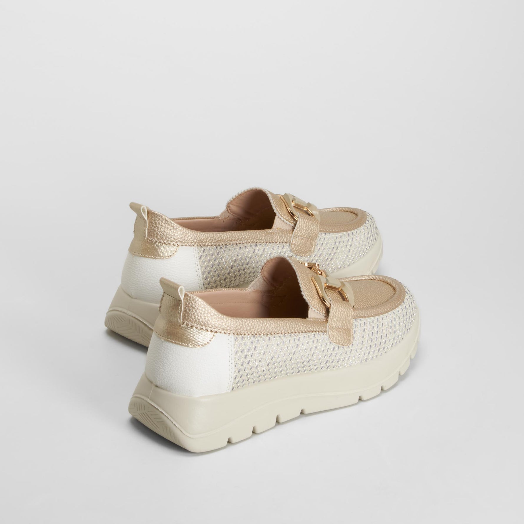 Mocasín confort plata MYSOFT