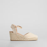 Alpargata cuña yute beige MYSOFT