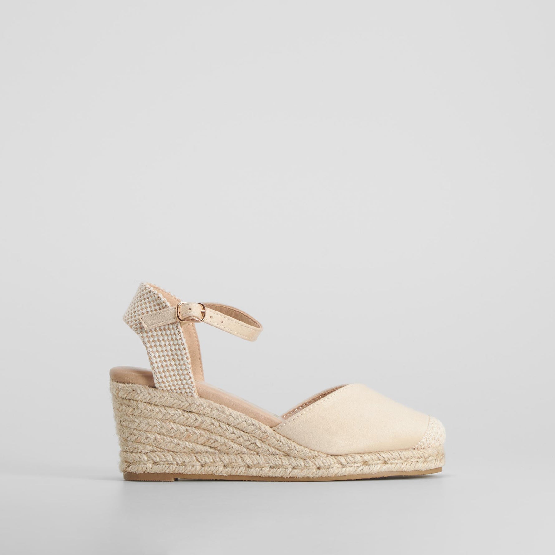 Alpargata cuña yute beige MYSOFT