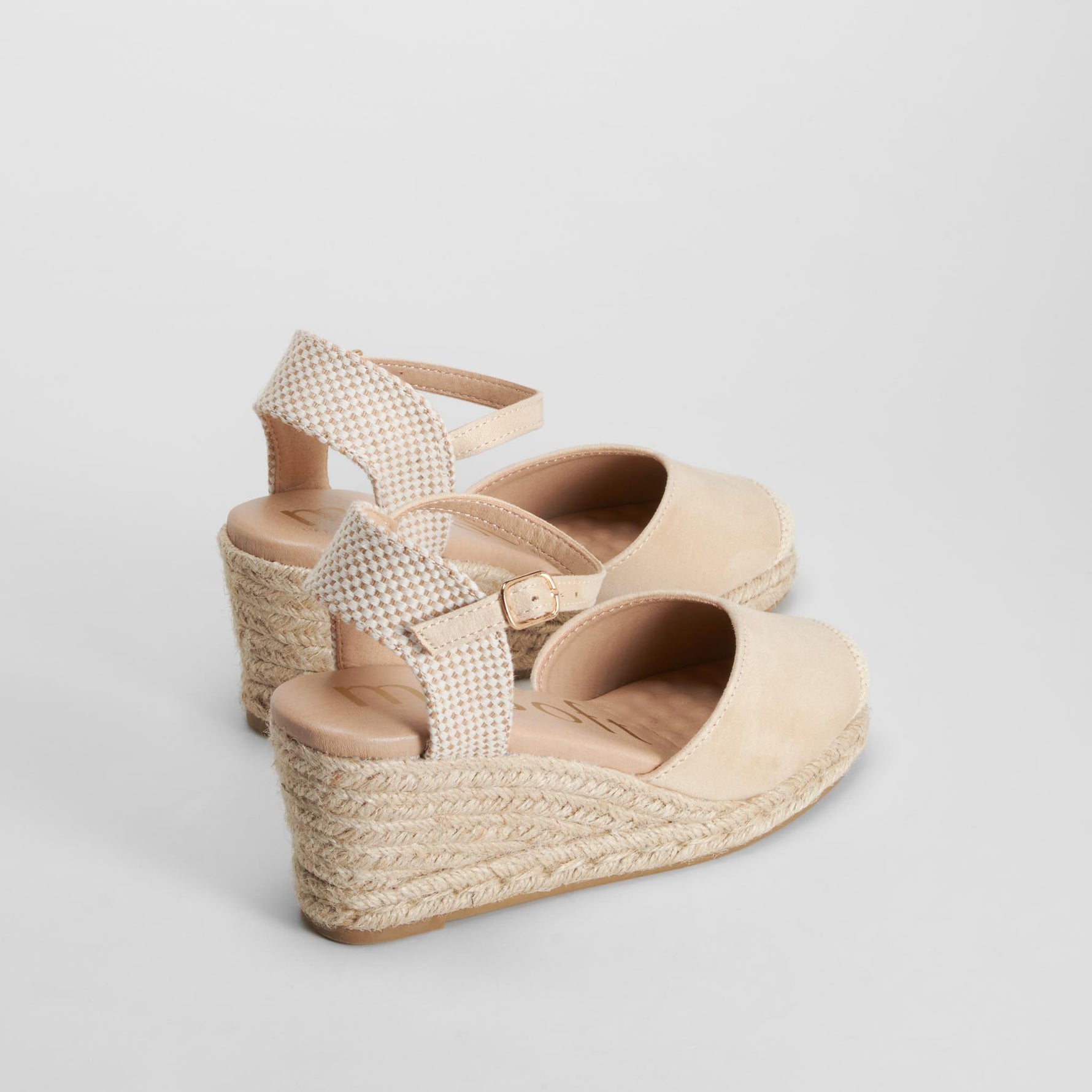 Alpargata cuña yute beige MYSOFT