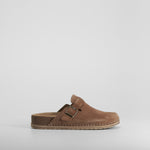 Sandalia bio de piel beige WALK AND FLY