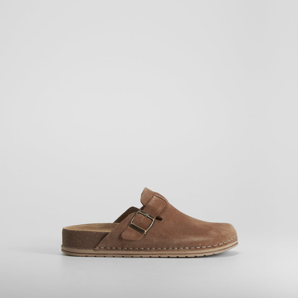Sandalia bio de piel beige WALK AND FLY
