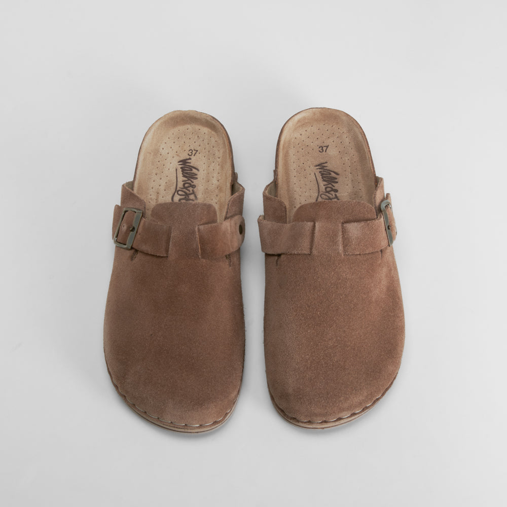 Sandalia bio de piel beige WALK AND FLY