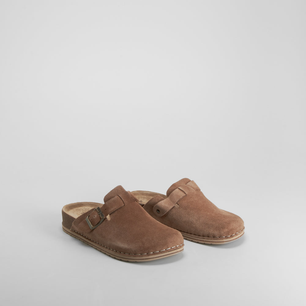 Sandalia bio de piel beige WALK AND FLY