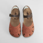 Sandalia piel rojo WALK AND FLY