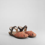 Sandalia piel rojo WALK AND FLY
