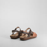 Sandalia piel rojo WALK AND FLY