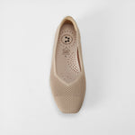 Bailarina clásica confort perfos beige COMFEET