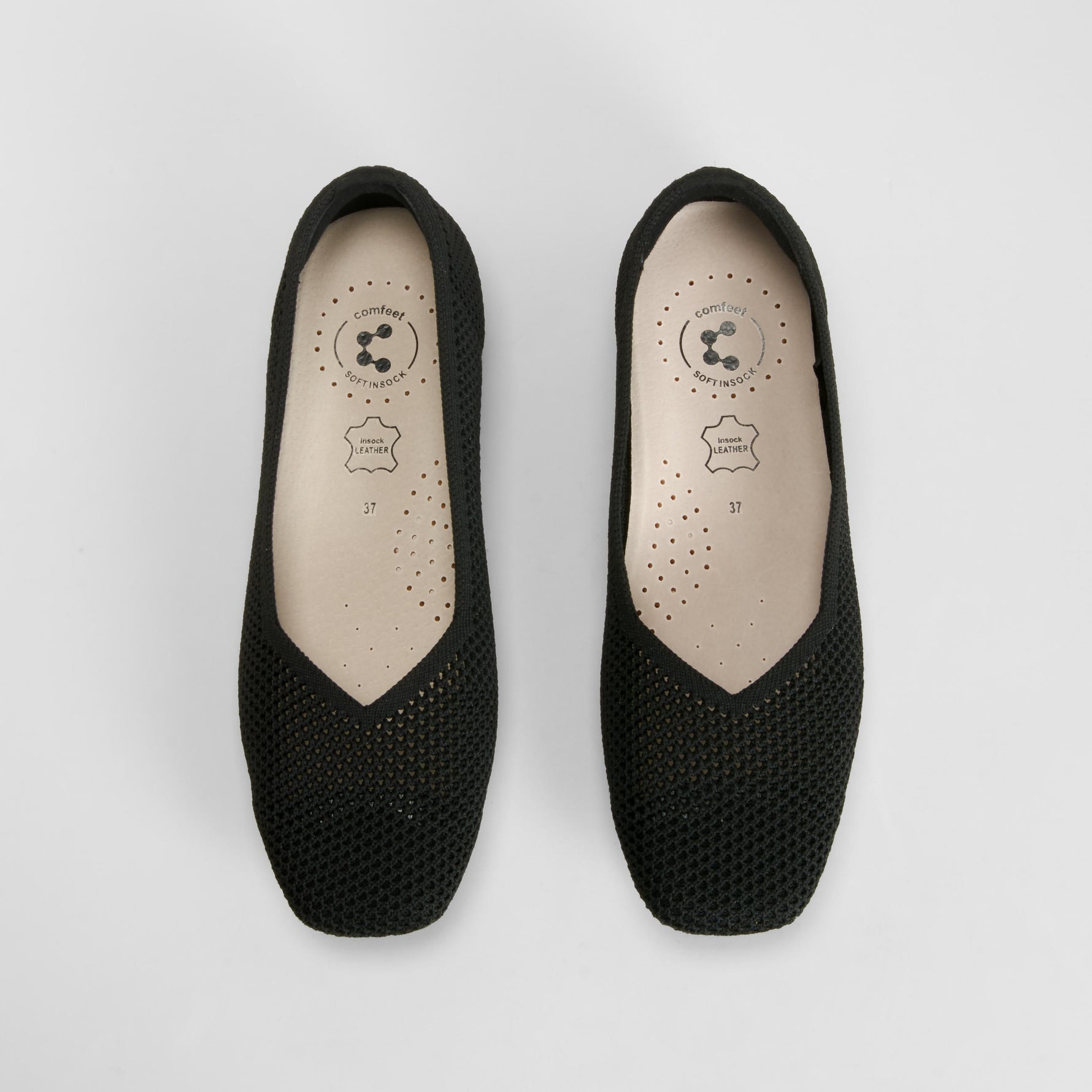 Bailarina calada negra COMFEET