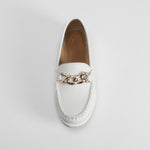 Mocasín confort cadena blanco COMFEET