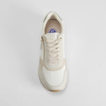 Zapatilla beige con cremallera lateral COMFEET