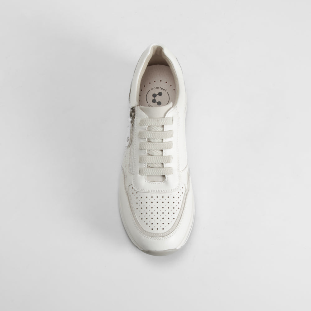 Sneaker perfos blanca COMFEET