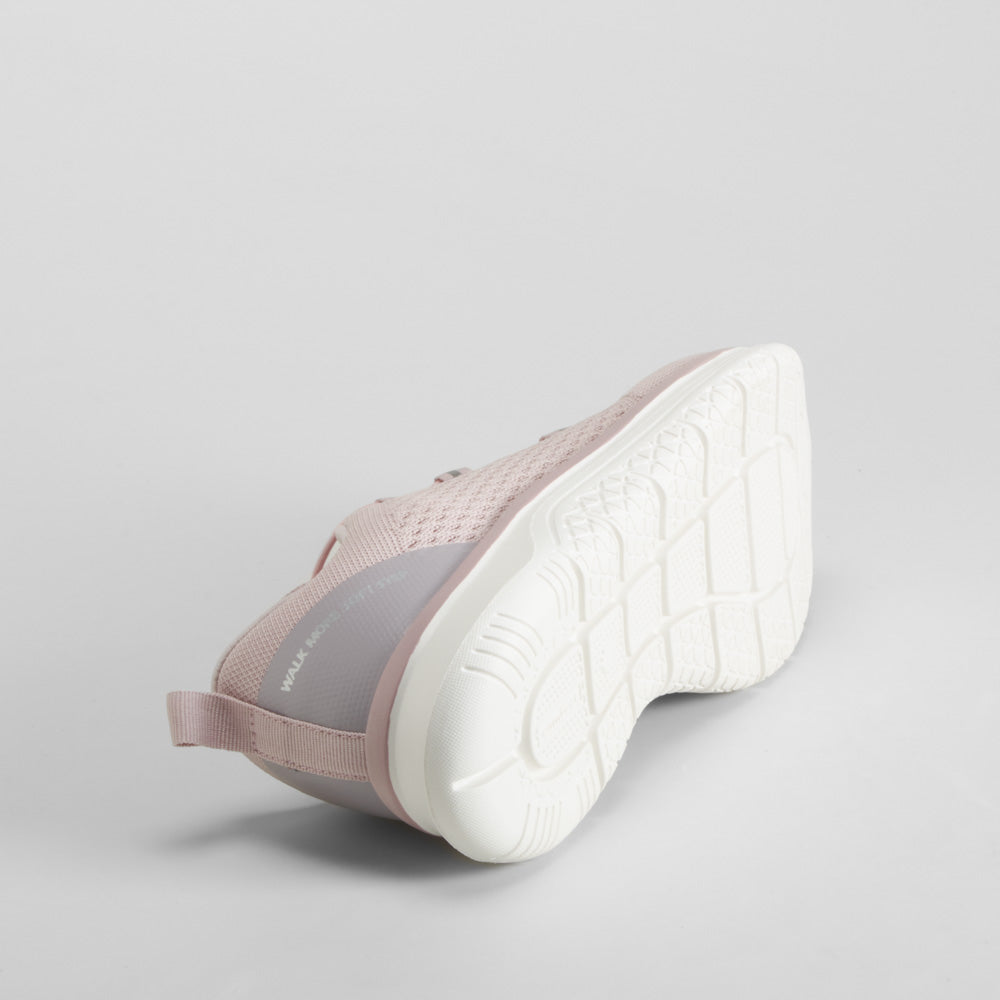 Zapatilla deportiva walking rosa COMFEET