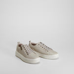 Sneaker Off Gravity cremallera beige COMFEET