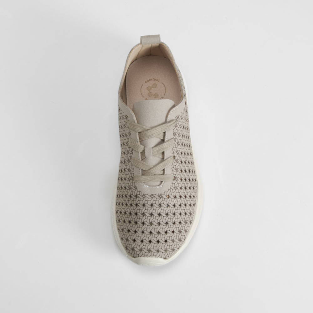 Sneaker confort perfos gris COMFEET