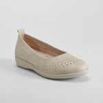 Bailarina perfos beige COMFEET