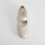Merceditas confort perfos beige COMFEET