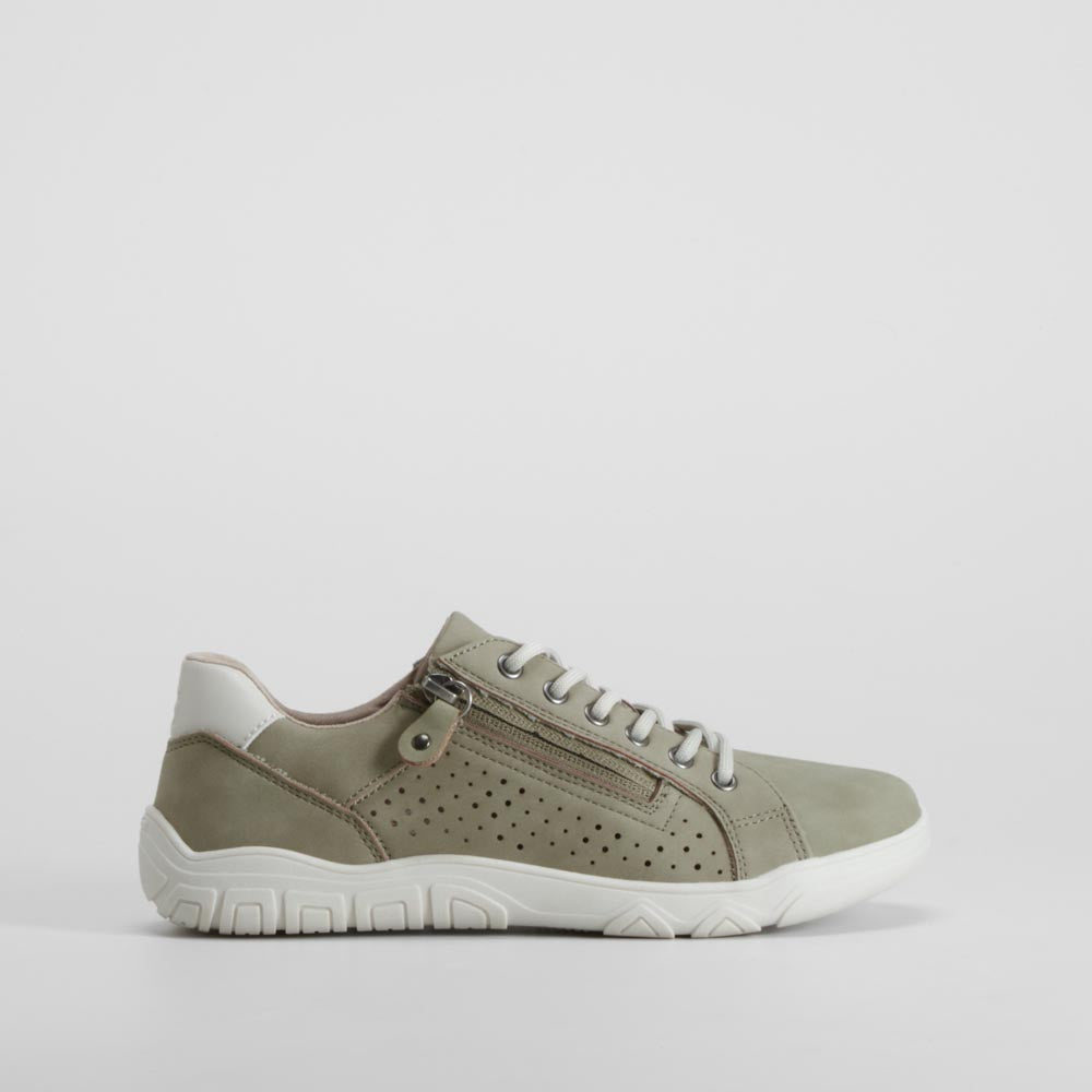 Zapatilla barefoot verde COMFEET