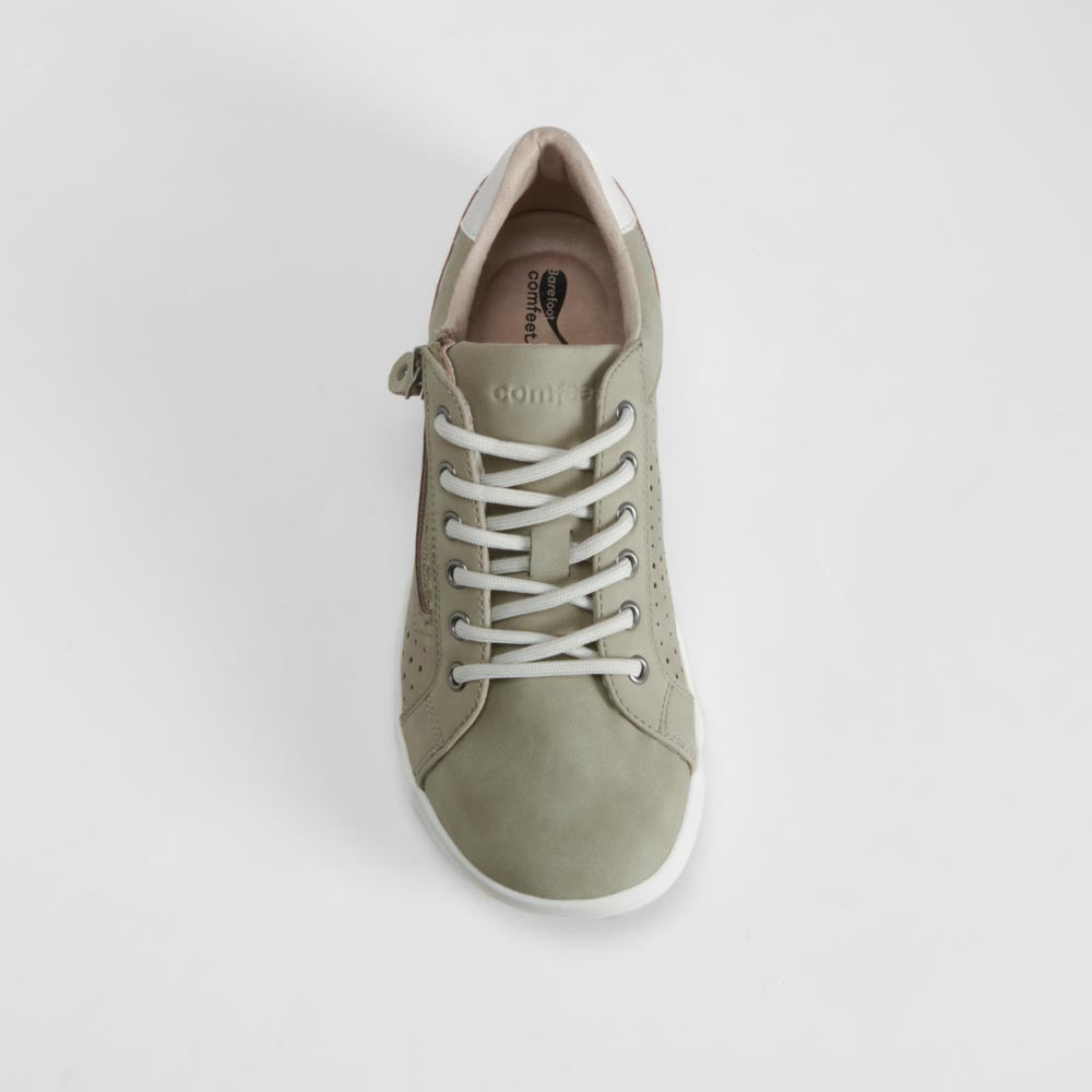 Zapatilla barefoot verde COMFEET