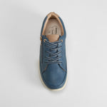 Zapato blucher confort azul cordones COMFEET