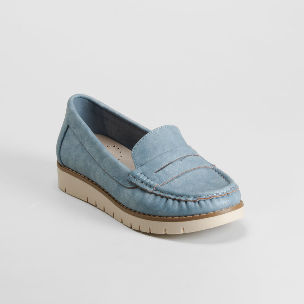 Mocasín kiowa azul COMFEET