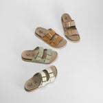 Sandalia bio piel blanca COMFEET