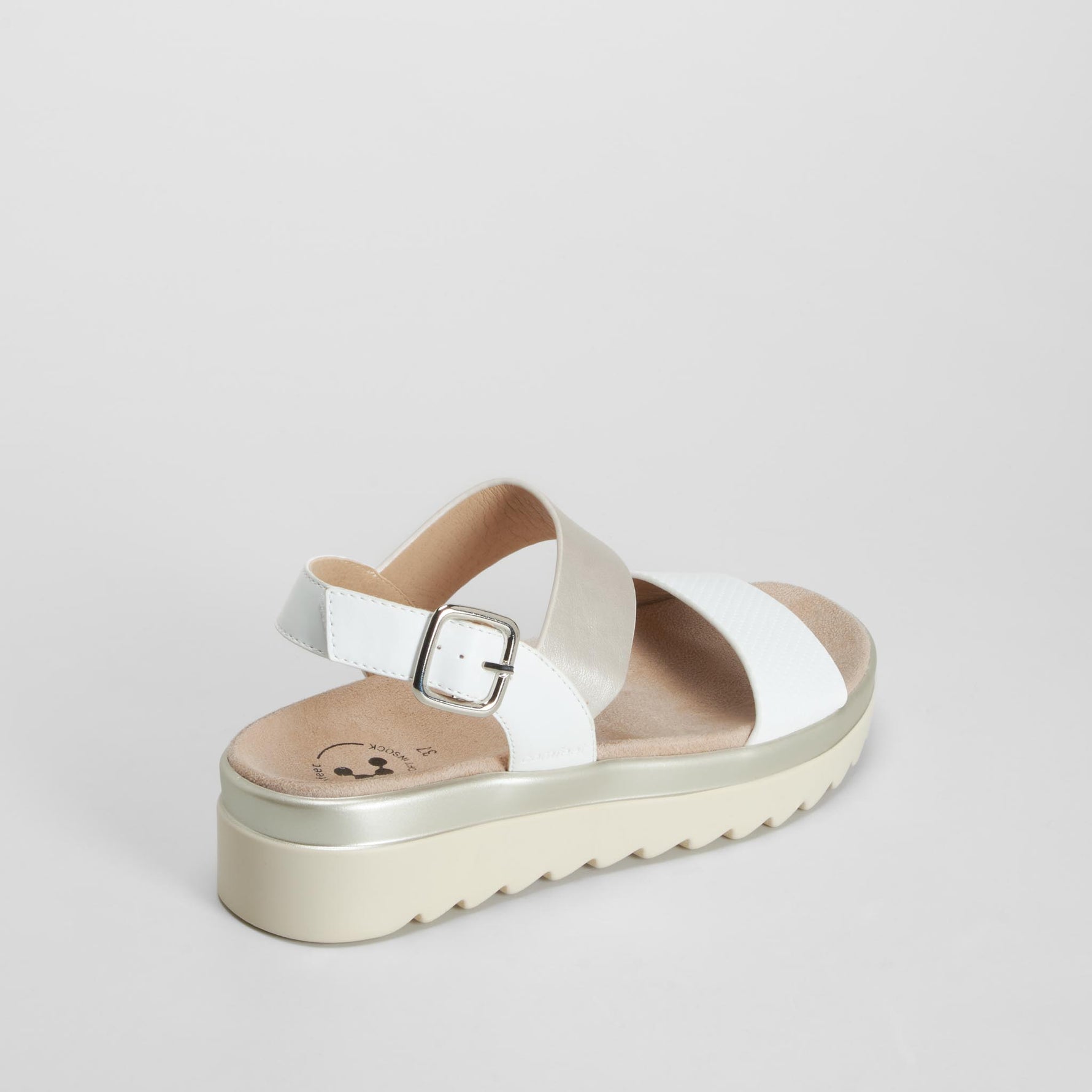 Sandalia plana blanca COMFEET