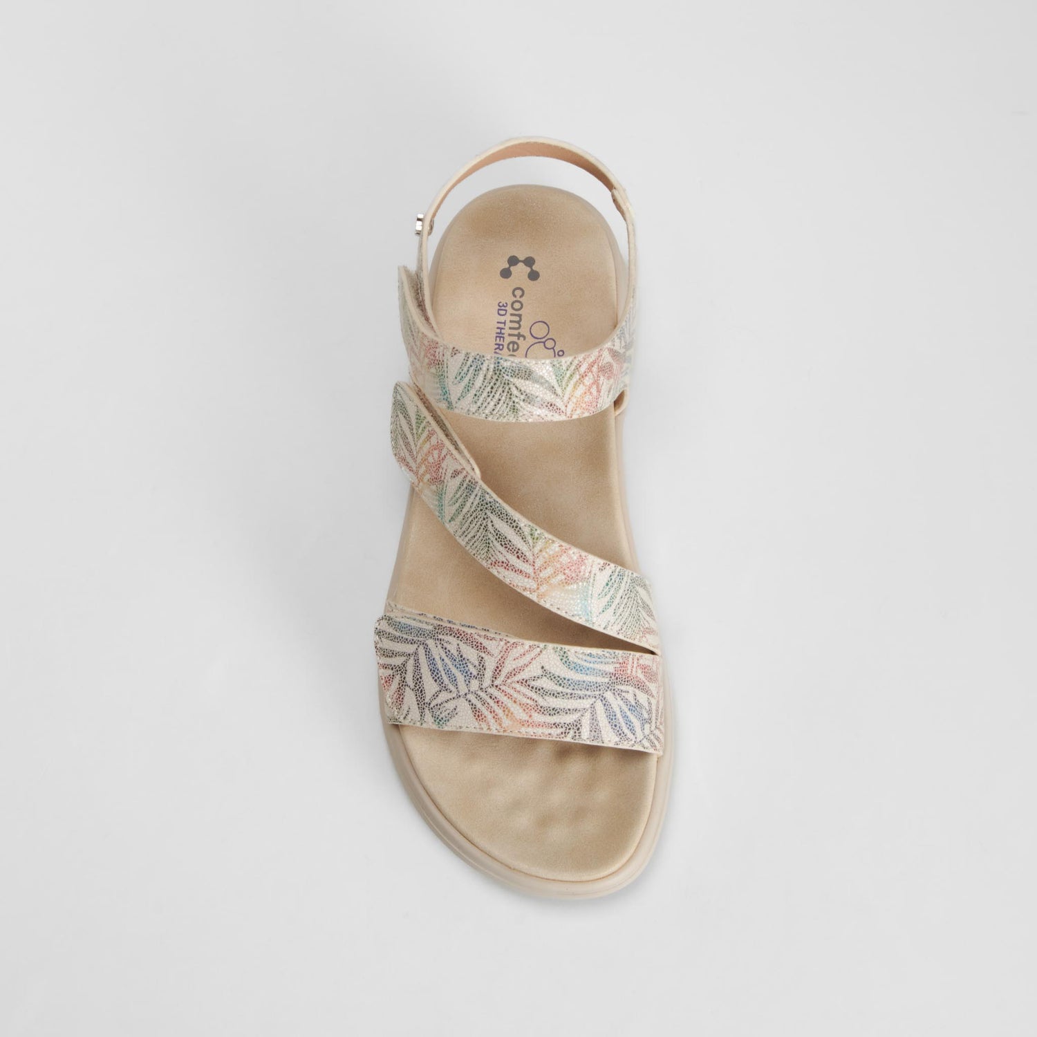 Sandalia triple velcro multicolor COMFEET