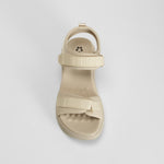 Sandalia con velcro beige COMFEET