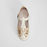Sandalia cerrada cosida multicolor COMFEET