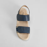 Sandalia doble velcro nylon azul COMFEET