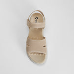 Sandalia plana Air System beige COMFEET