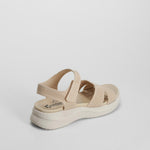 Sandalia plana Air System beige COMFEET