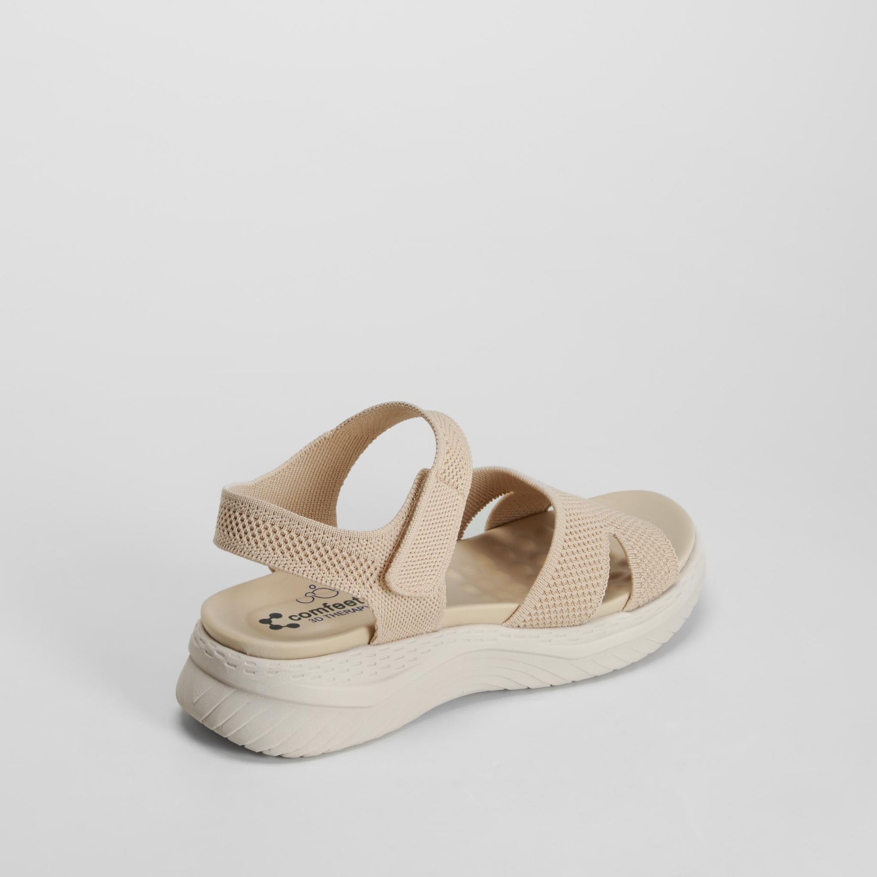 Sandalia plana Air System beige COMFEET
