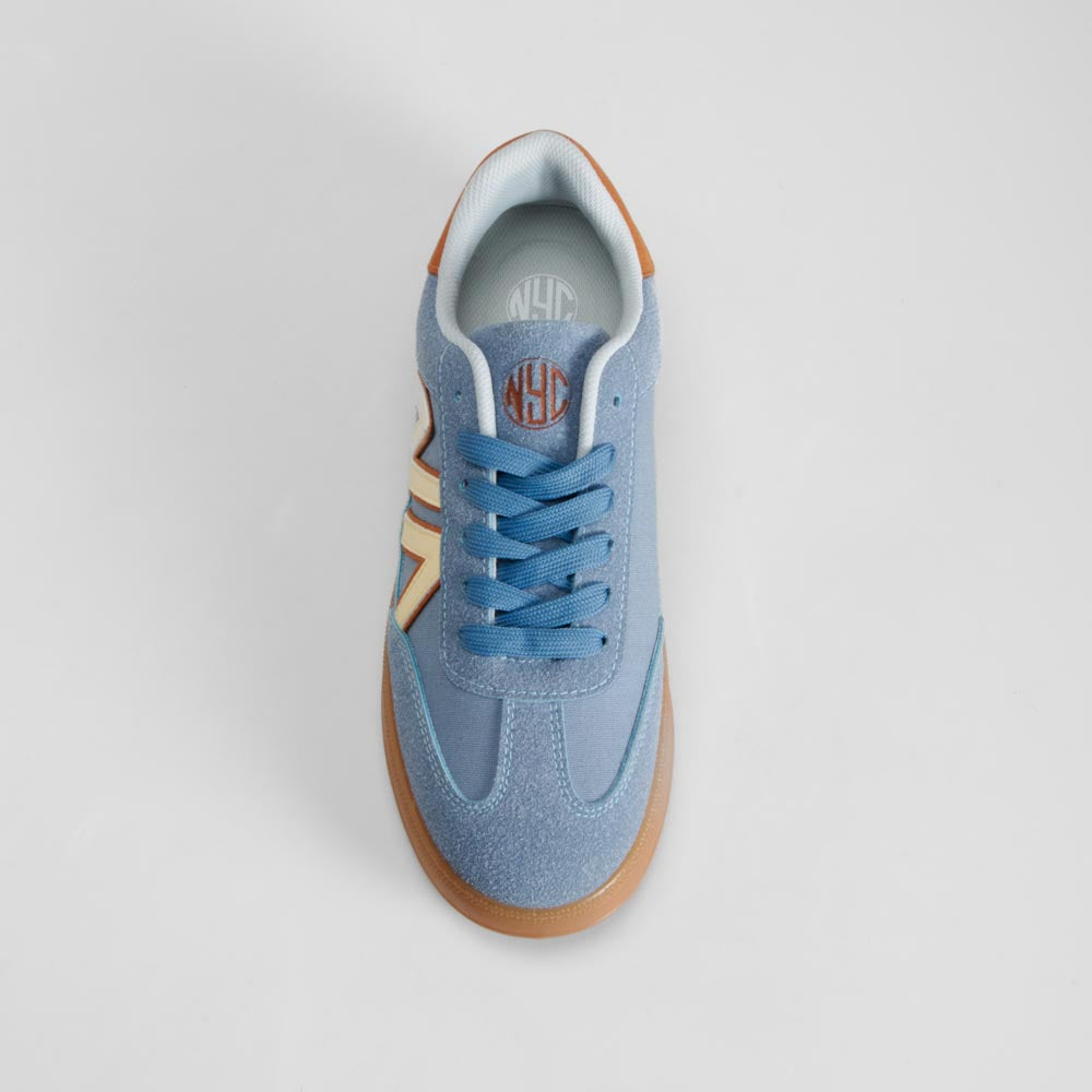 Zapatilla casual retro azul NYC