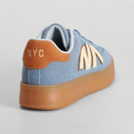 Zapatilla casual retro azul NYC
